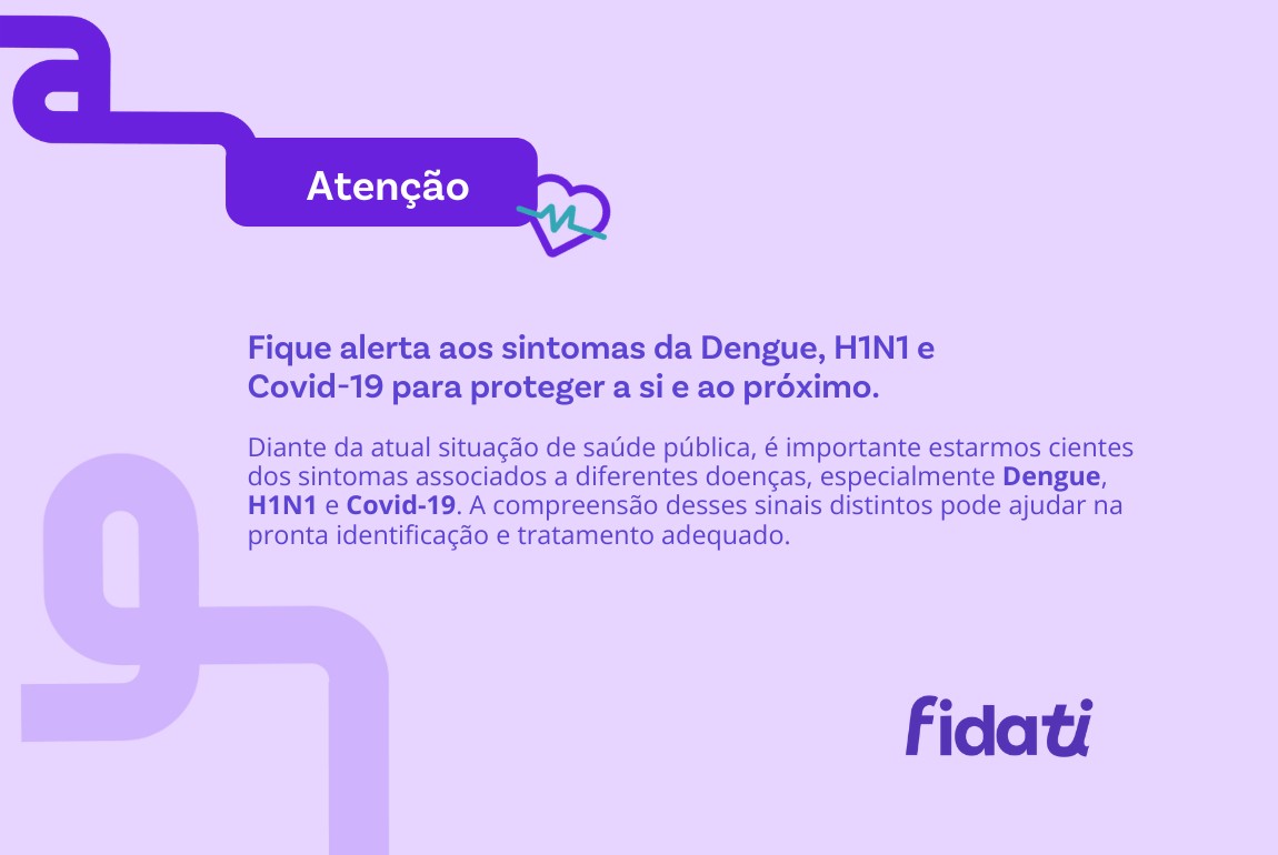 Você sabe diferenciar os sintomas de Dengue, H1N1 e COVID-19?